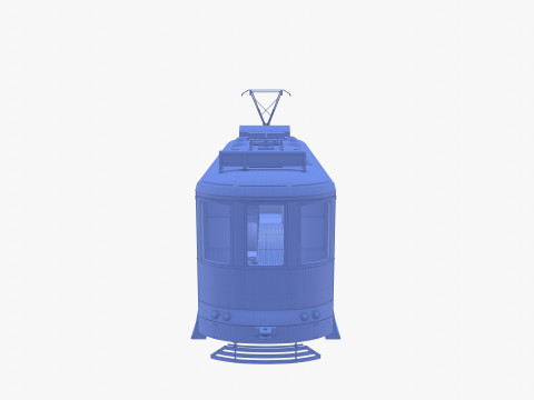 Historic tram V3 3D 模型