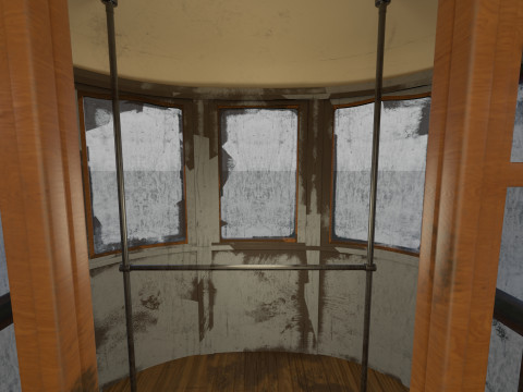 Historic tram V3 3D Model