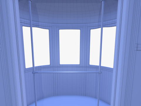 Historic tram V3 3D Model