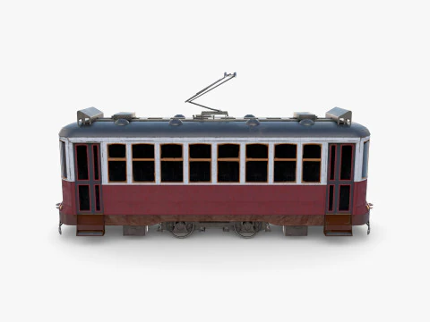 ऐतिहासिक ट्राम V5 3D मॉडल