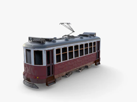 ऐतिहासिक ट्राम V5 3D मॉडल