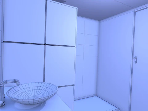 Mobile house trailer V1 3D Model