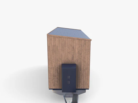 Прицеп-домик V2 3D Модель