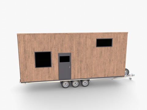 Mobile house trailer V2 3Dモデル