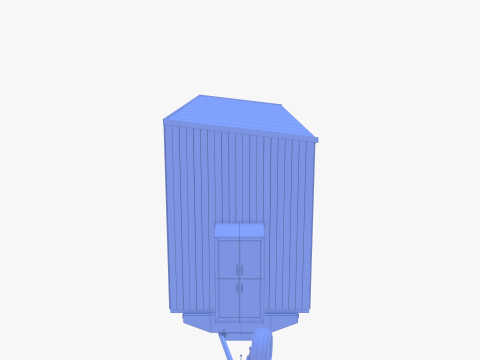 Mobile house trailer V2 3Dモデル