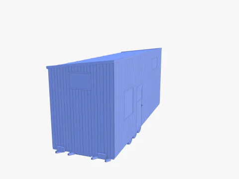 Прицеп-домик V2 3D Модель