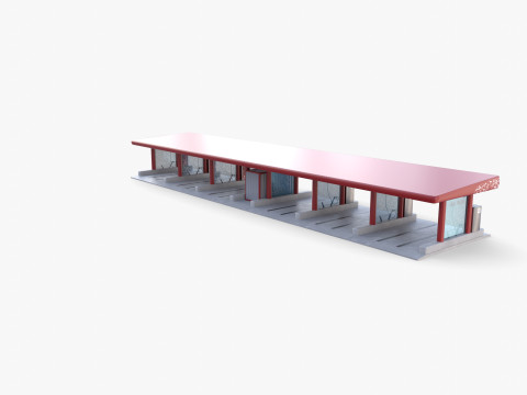 Self service car wash V1 3Dモデル