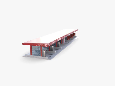 Self service car wash V1 3D Model