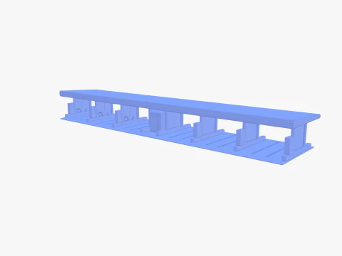 Self service car wash V1 3D Model