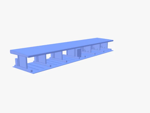 Self service car wash V1 3D Model
