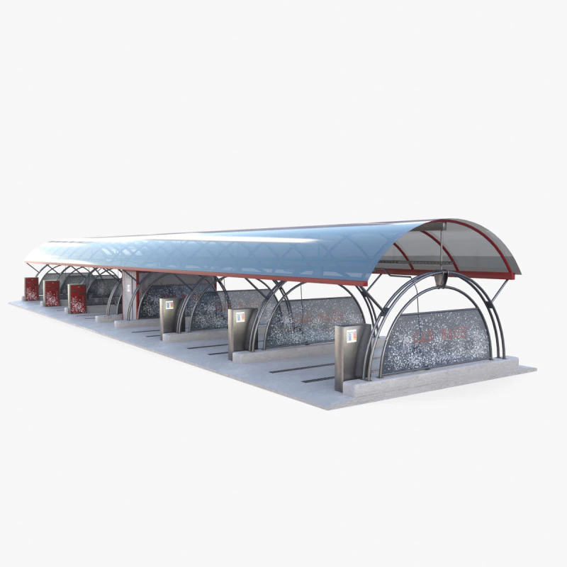 Myjnia samoobsługowa V2 Model 3D .c4d .max .obj .3ds .fbx .stl .blend