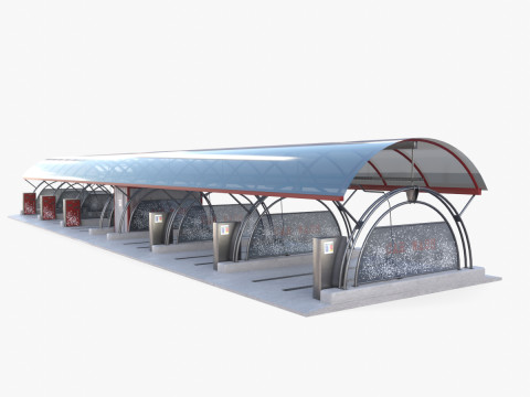 Self service car wash V2 3D मॉडल