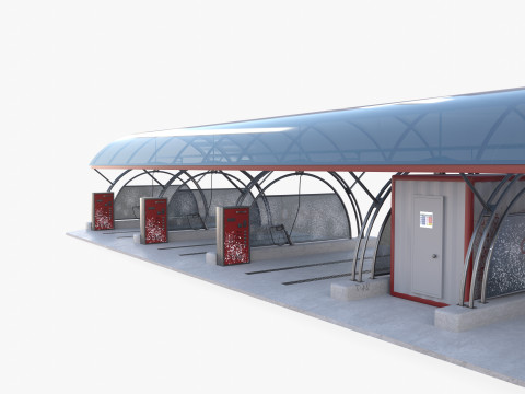 Self service car wash V2 Modelo 3D