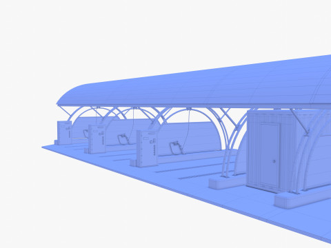 Self service car wash V2 Modelo 3D