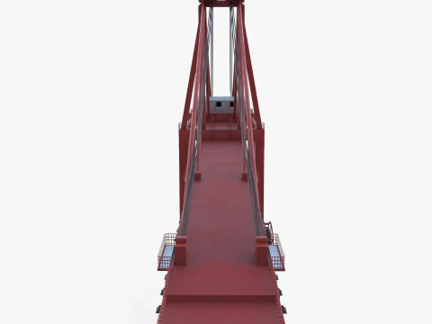 Container Port Crane V1 3D Model