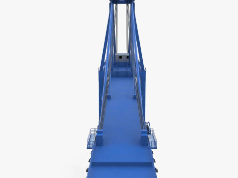 Container Port Crane V2 3D Model