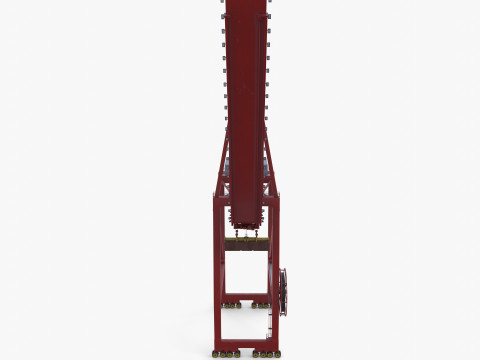 Container Port Crane V5 Model 3D