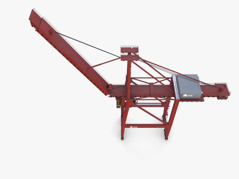 Container Port Crane V5 Model 3D