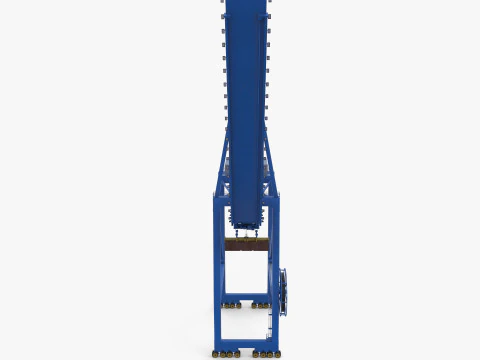 Container Port Crane V6 3D Model