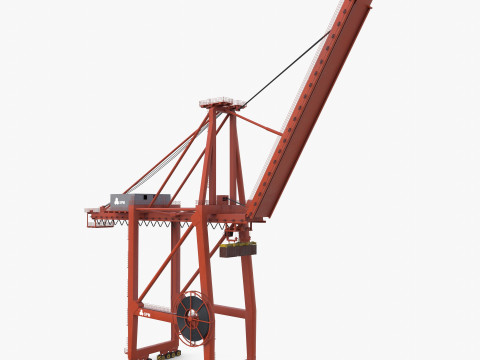 Container Port Crane V7 Modèle 3D