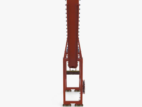 Container Port Crane V7 3D Model