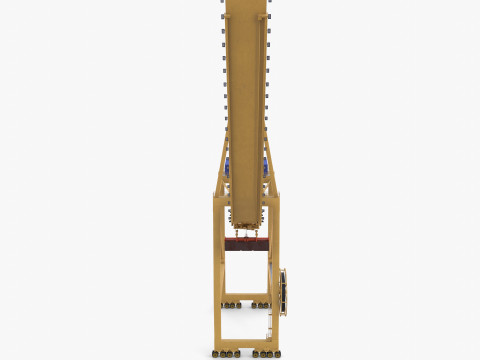 Container Port Crane V8 3D 모델