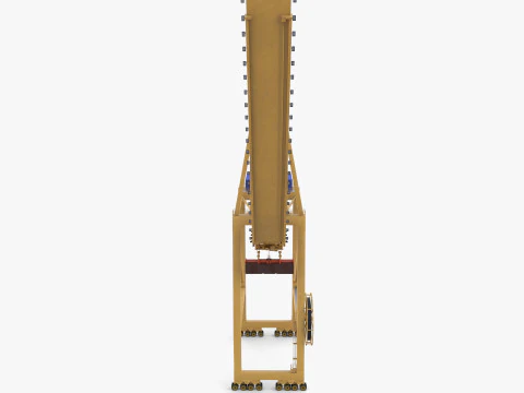 Container Port Crane V8 3D Model
