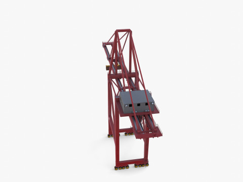 Port Crane V1 3D मॉडल