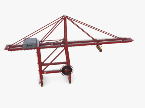 Port Crane V1 3D Model