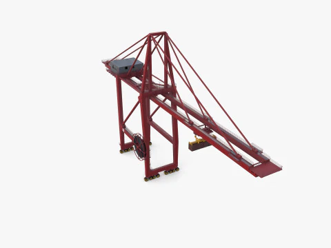 Port Crane V1 3D Model