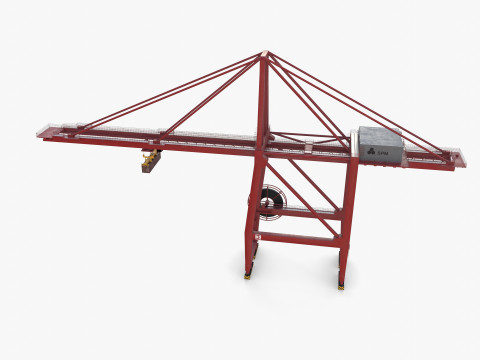 Port Crane V1 3D मॉडल