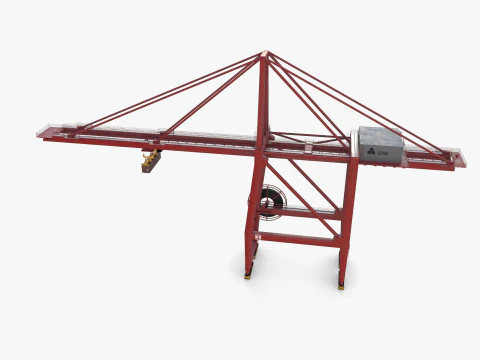 Port Crane V1 3D Model