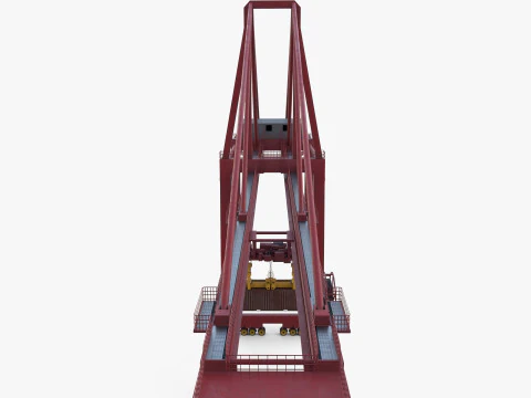 Port Crane V1 3D Model