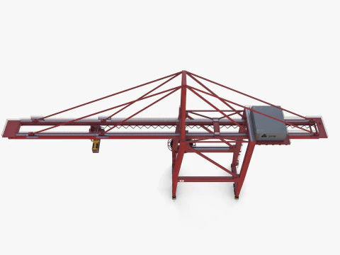 Port Crane V1 3D Model