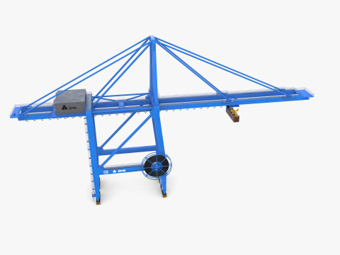 Port Crane V2 3Dモデル
