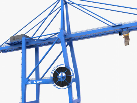 Port Crane V2 3Dモデル