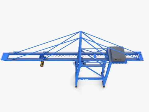 Guindaste Portu&aacute;rio V2 Modelo 3D