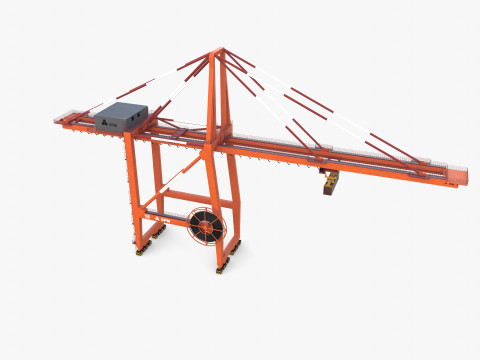 Port Crane V3 3D 模型