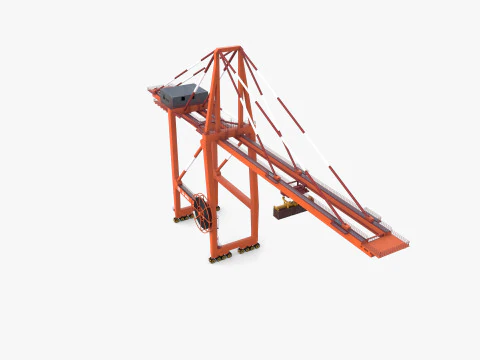 Port Crane V3 3D Model