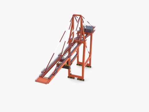Port Crane V3 3D 模型