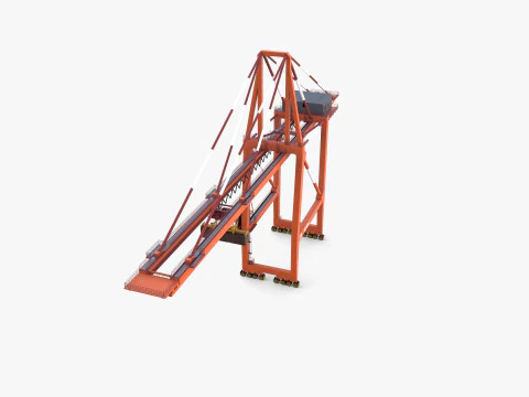 Port Crane V3 3D Model