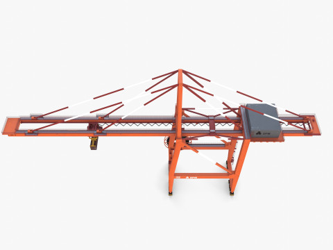 Port Crane V3 3D 模型