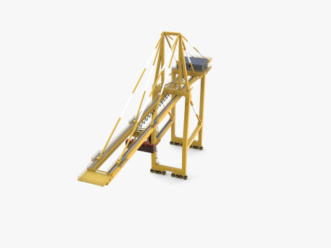 Port Crane V4 3D Model