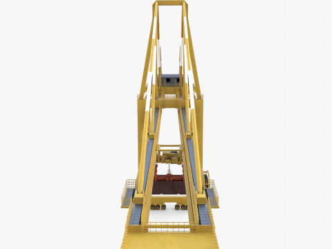 Port Crane V4 3D Model