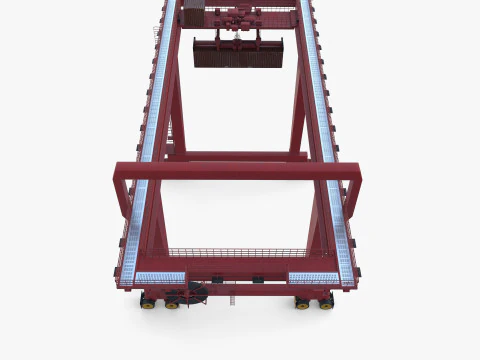 Rail Mounted Gantry Crane V1 3D Model