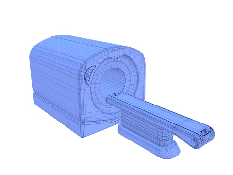 MRI scanner V3 3D Model