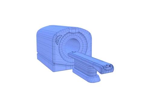 MRI scanner V3 3D Model