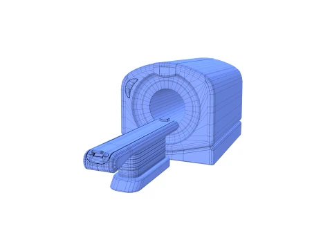MRI scanner V3 3D Model