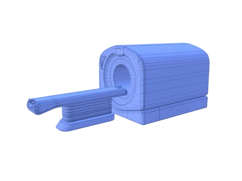 MRI scanner V3 3D Model