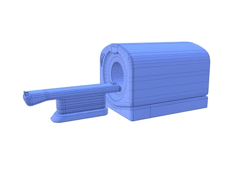 MRI scanner V3 3D Model